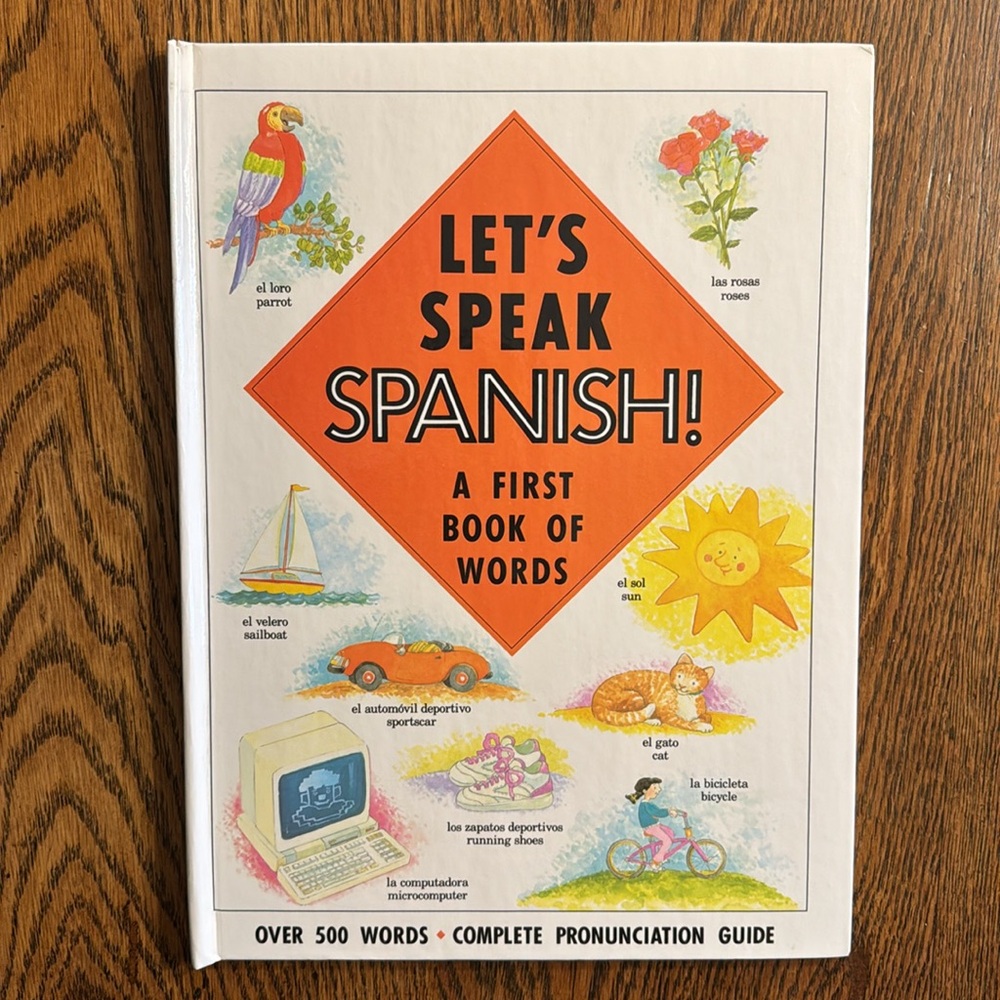 Let's Speak Spanish Book - Educational Guide NEW